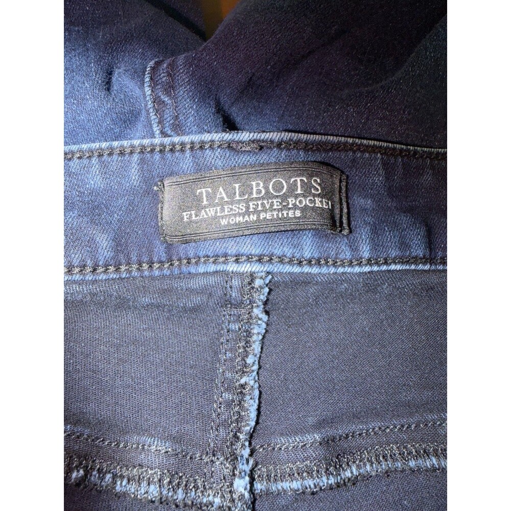 Talbots Flawless Five Pocket Straight Leg Medium Wash Sz 18 Women's Petite - Picture 5 of 6